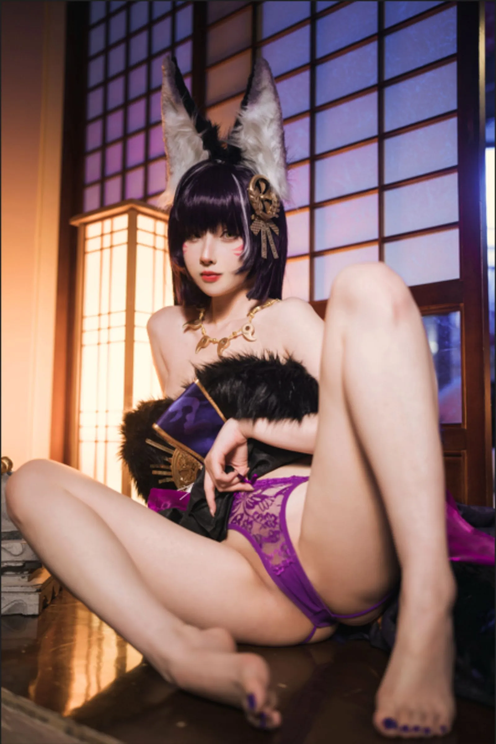 图片[1]-[rioko凉凉子] NO.147 妄想航线 武藏-黑丝袜写真