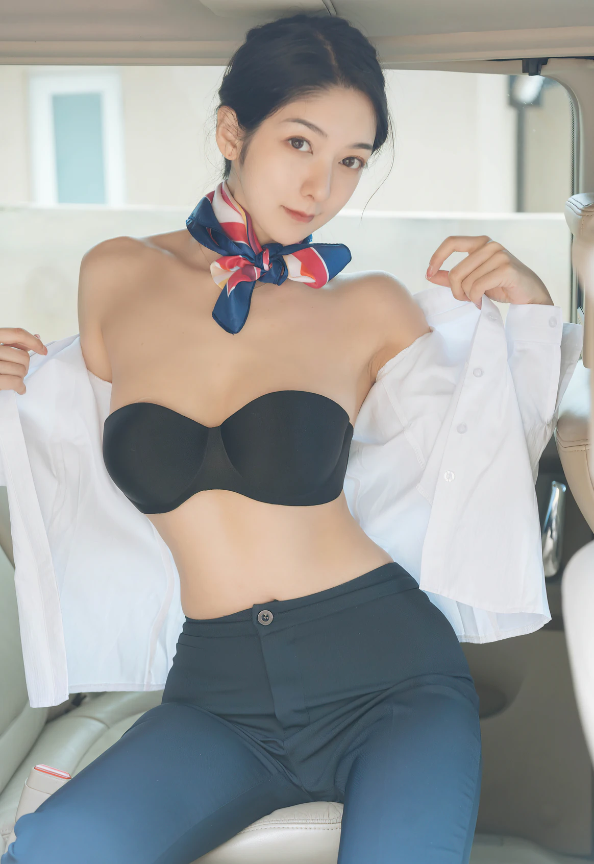[HuaYang花漾] - NO.0248 - 小热巴车模空姐制