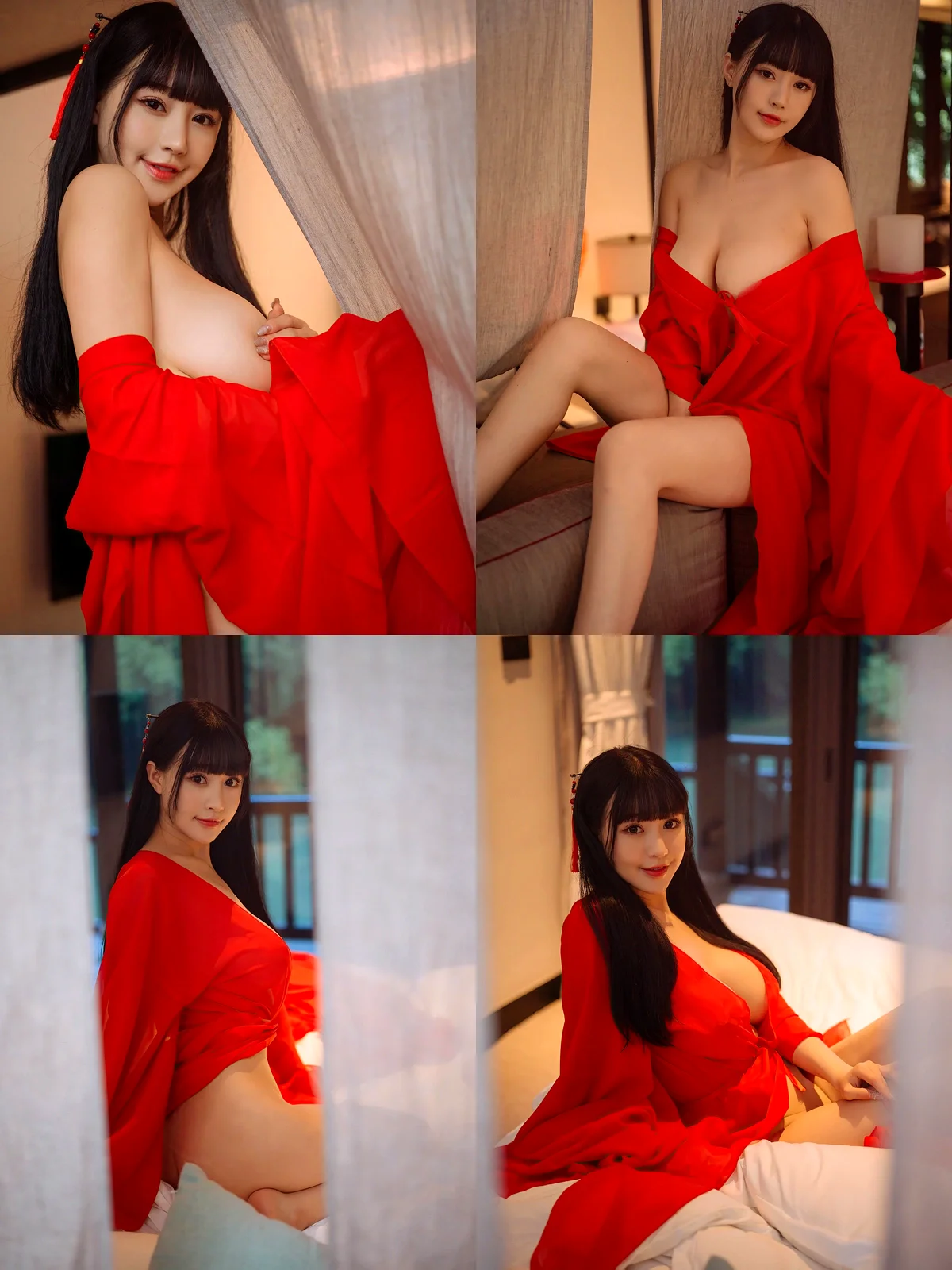 [HuaYang花漾] - NO.0310 - 朱可儿Flower - 黑丝袜写真-黑丝袜写真