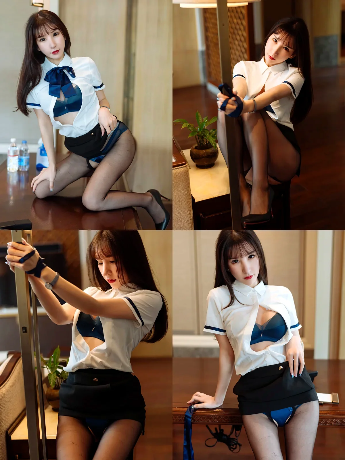 [HuaYang花漾] – NO.0312 – 周于希Sandy-黑丝袜写真