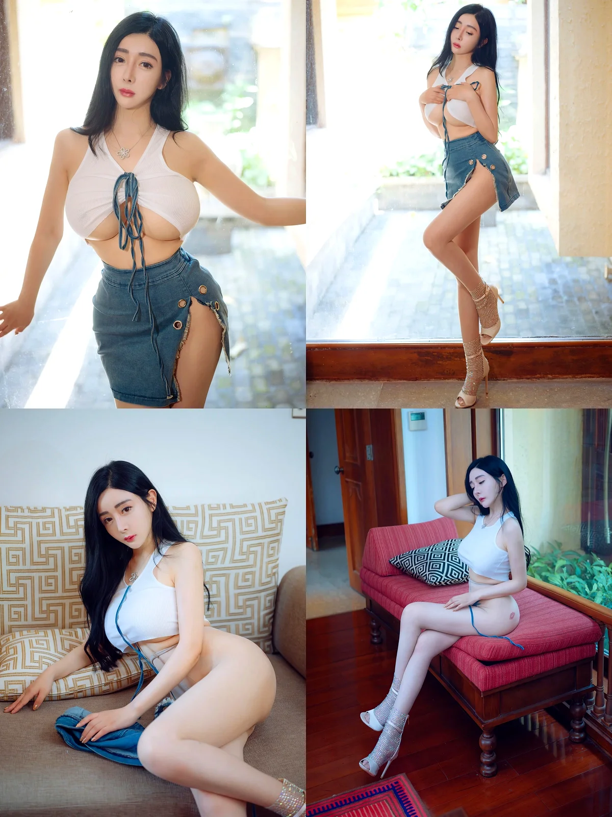 [HuaYang花漾show] – NO.0421 – 允爾-黑丝袜写真