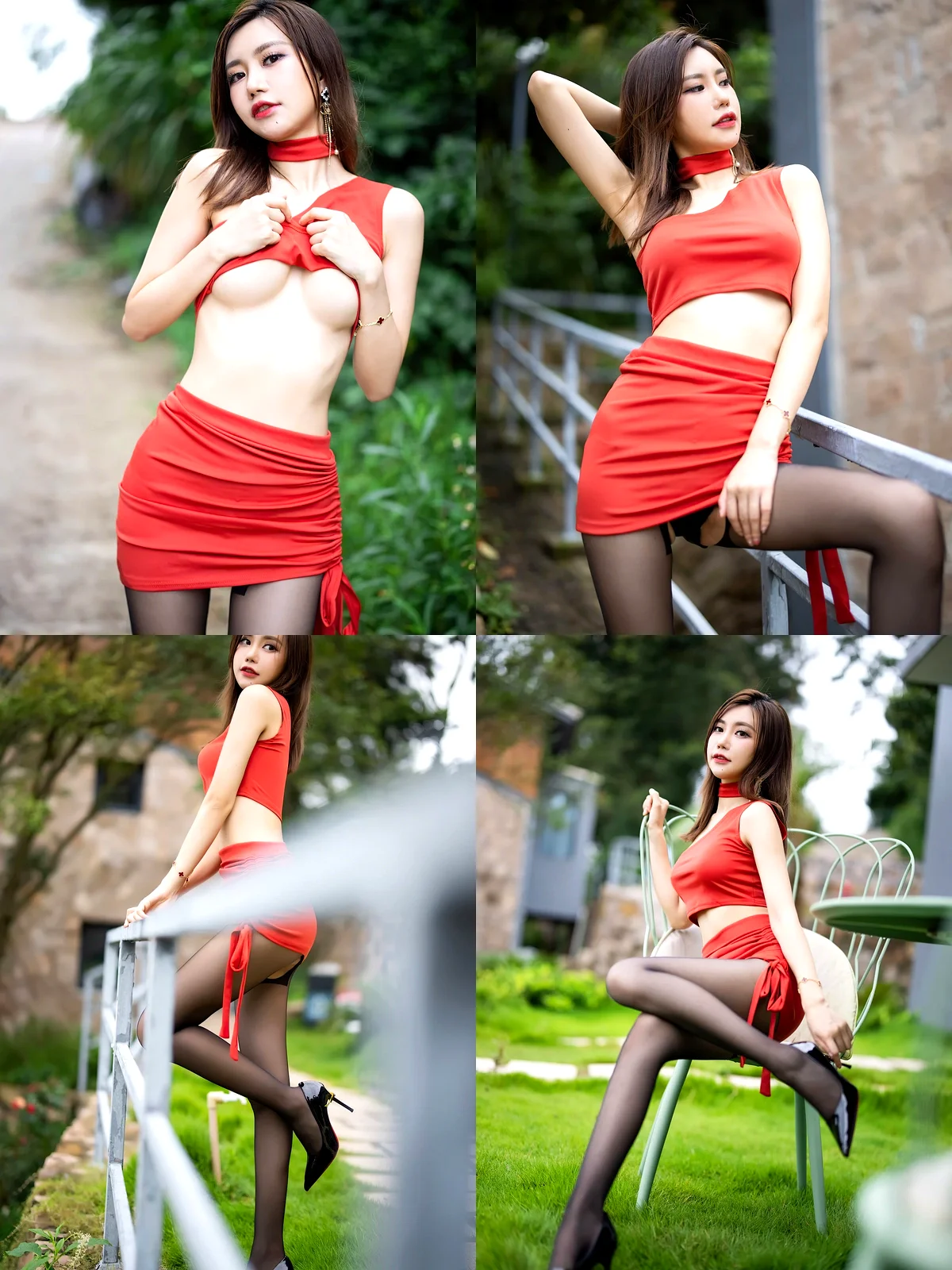 [MyGirl美媛馆] – NO.0585 – 绮里嘉ula-黑丝袜写真
