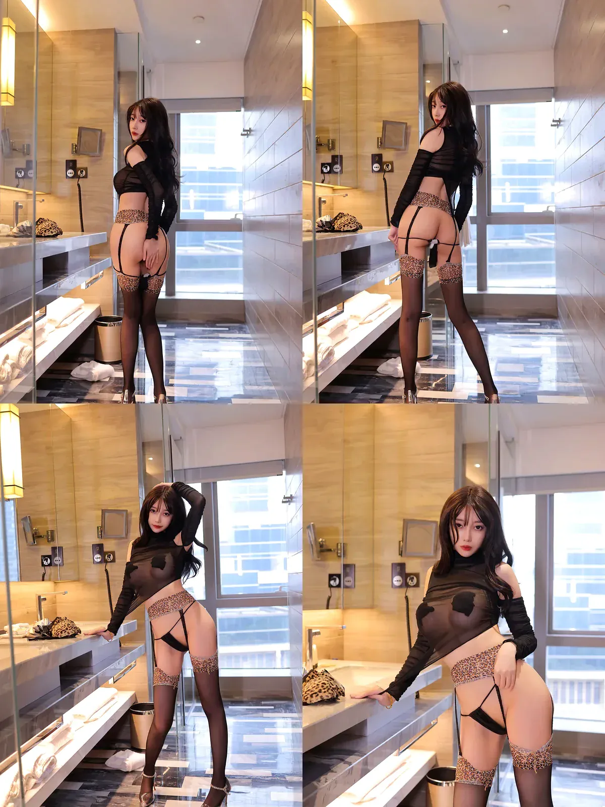 [XiuRen秀人网] – NO.7004 – 玥儿玥er-黑丝袜写真