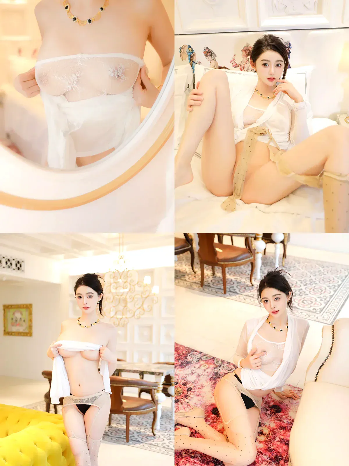 [Xiuren秀人网] – NO.10201 – Candy糖糖-黑丝袜写真