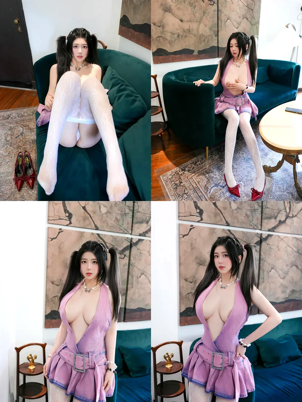 [Xiuren秀人网] – NO.10297 – 诺诺Hsu-黑丝袜写真