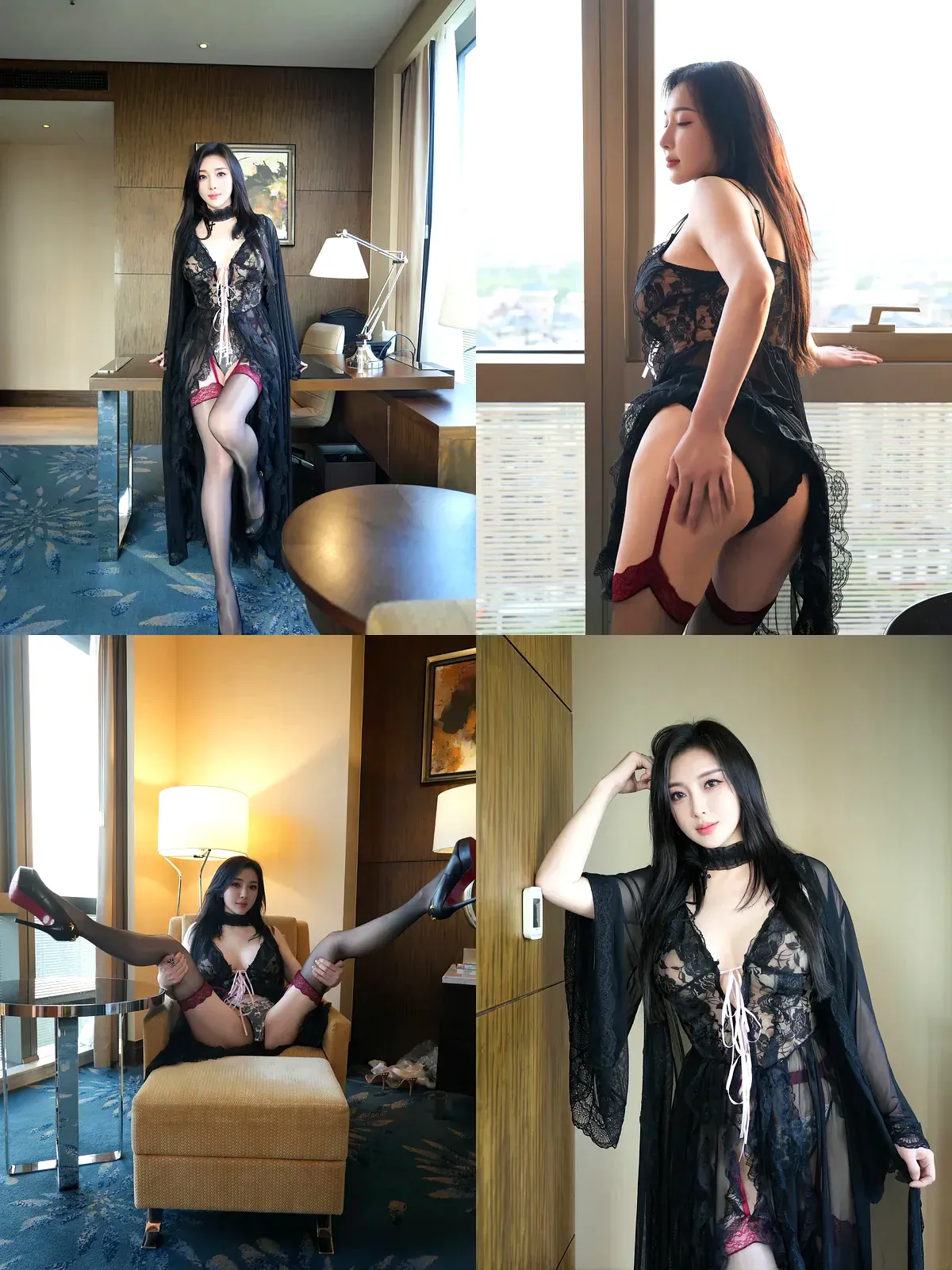 [Xiuren秀人网] – NO.10490 – 苏一诺-黑丝袜写真