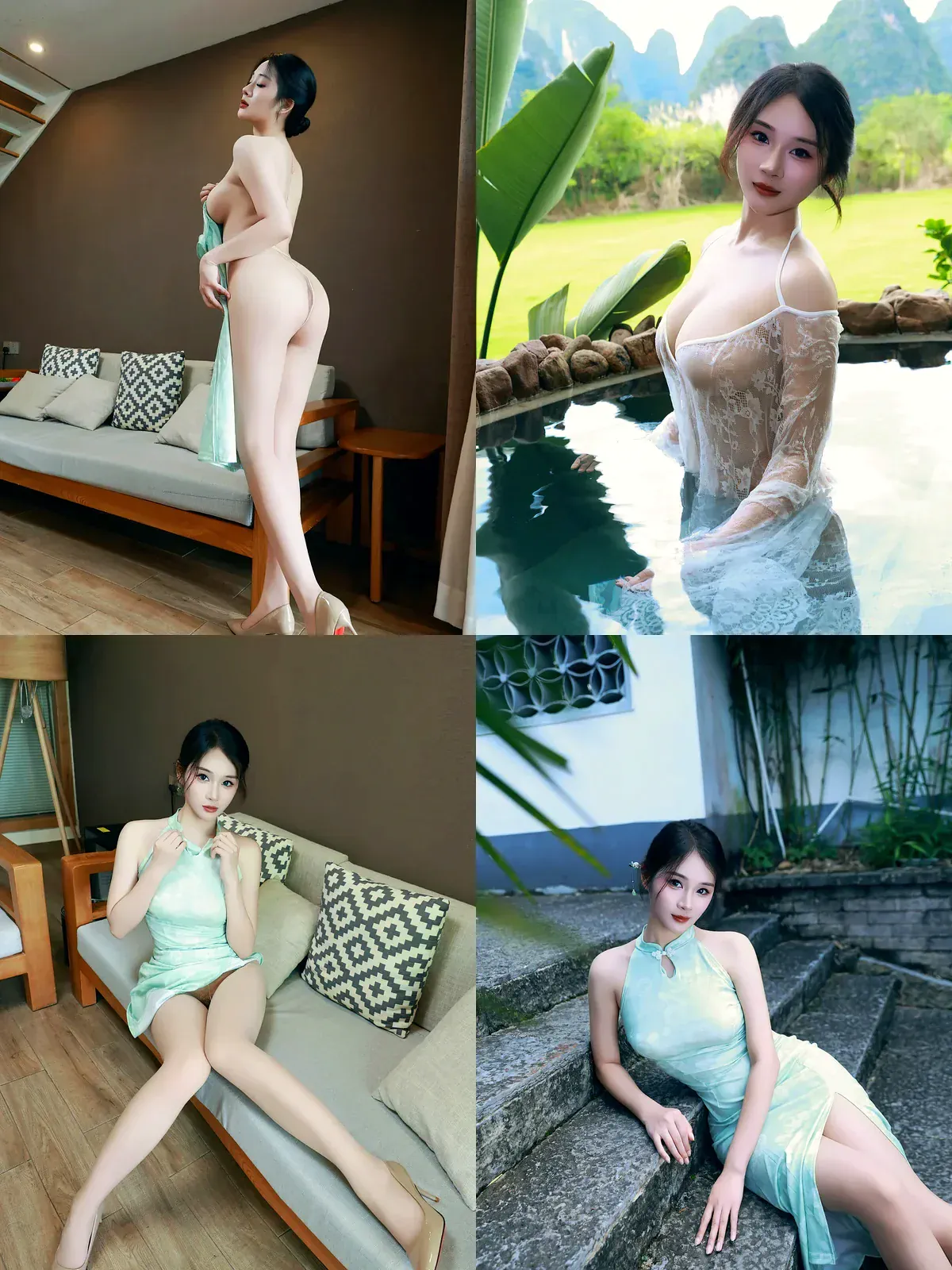 [Xiuren秀人网] – NO.10538 – 南乔-黑丝袜写真