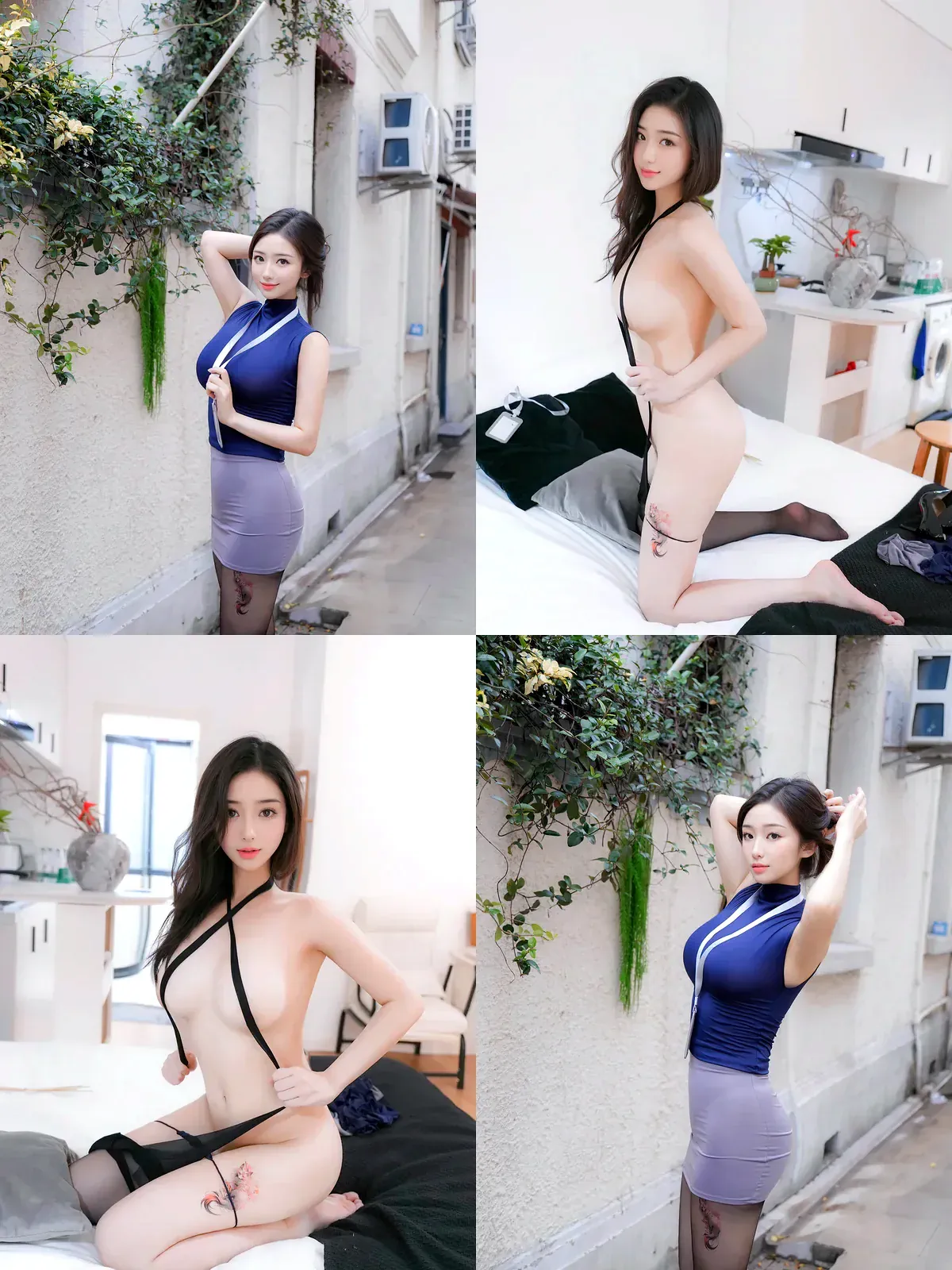 [Xiuren秀人网] – NO.10577 – 楠芝-黑丝袜写真