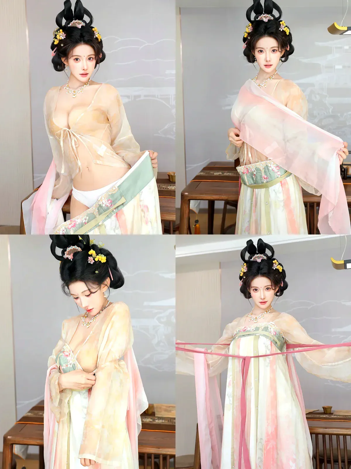 [Xiuren秀人网] – NO.10645 – 梨霜儿-黑丝袜写真