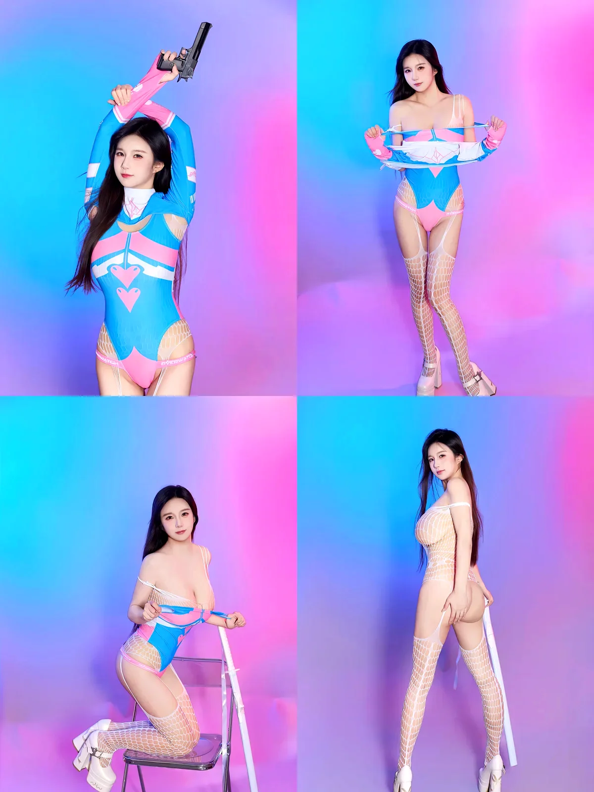 [Xiuren秀人网] – NO.10886 – 小肉肉咪-黑丝袜写真