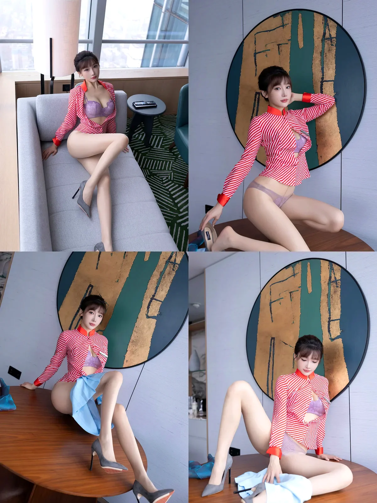 [Xiuren秀人网] – NO.10932 – 陆萱萱-黑丝袜写真