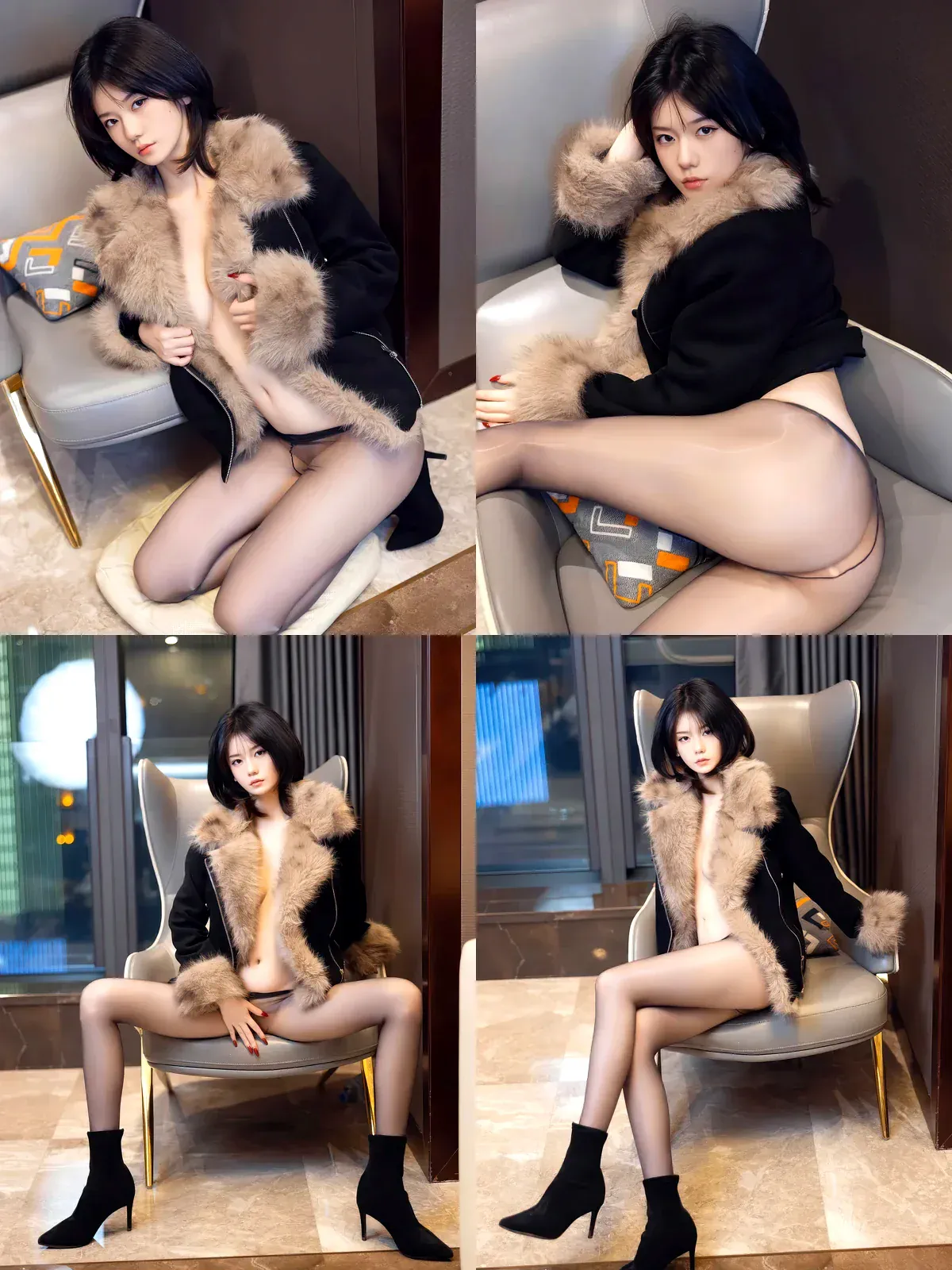[Xiuren秀人网] – NO.11215 – 凌七七-黑丝袜写真