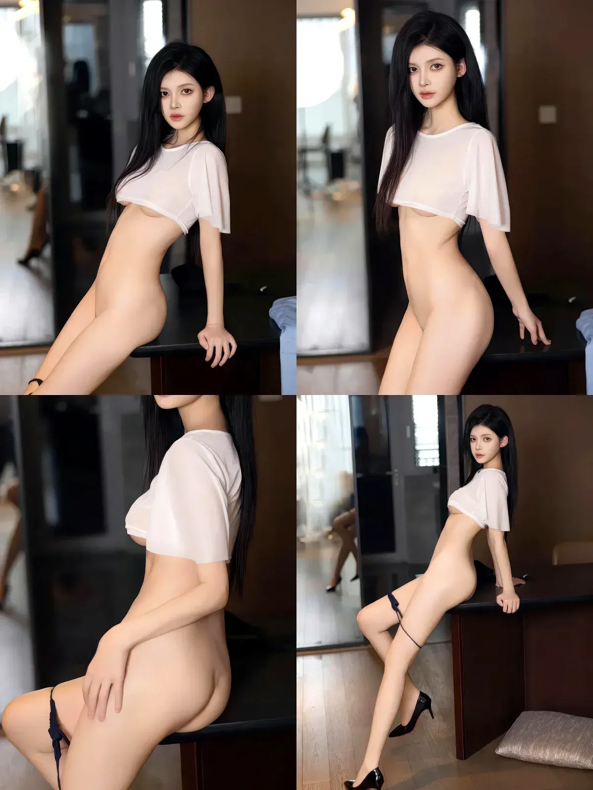 [Xiuren秀人网] – NO.11318 – 沈如斯-黑丝袜写真