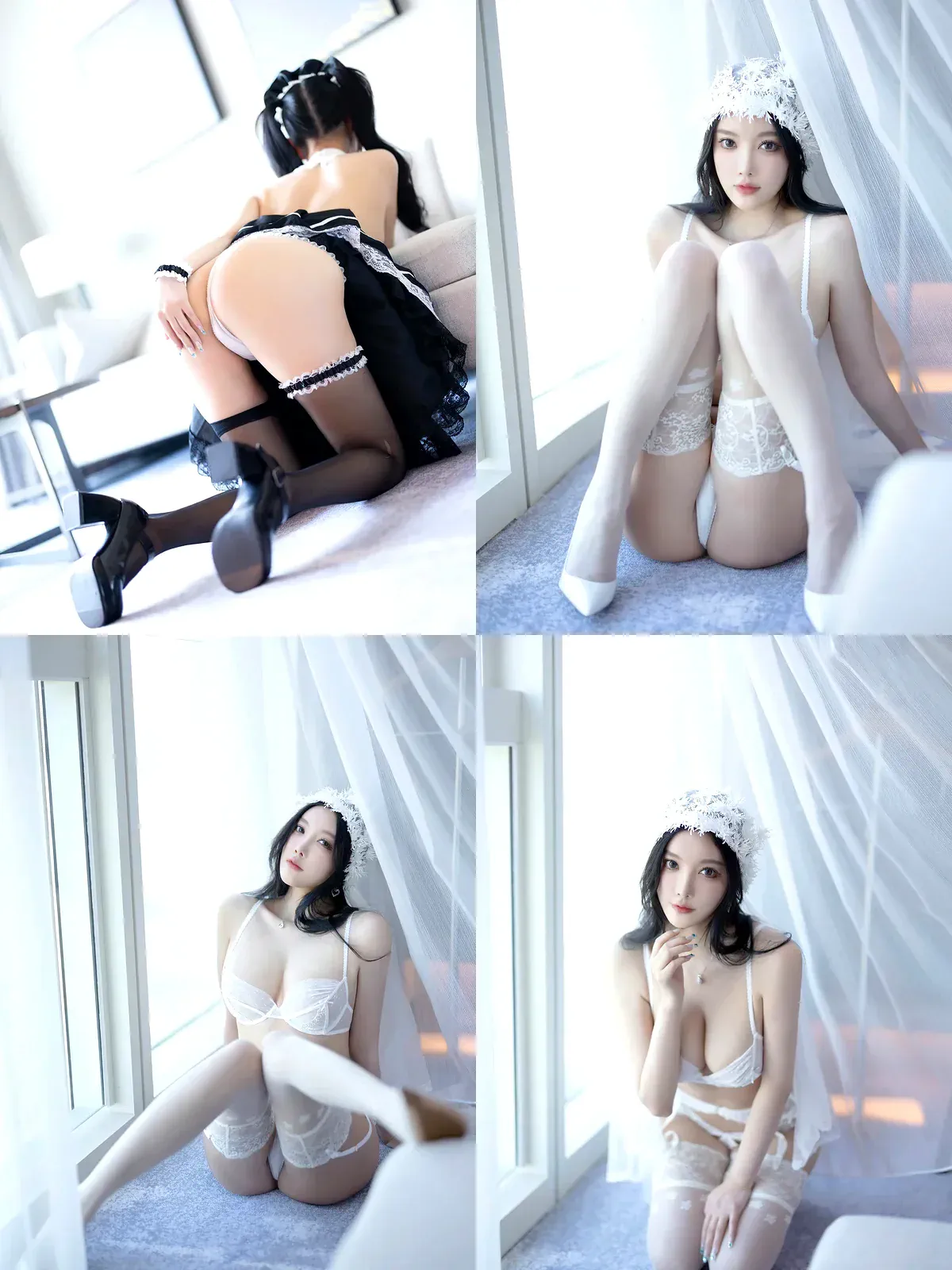 [Xiuren秀人网] – NO.7590 – 杨晨晨Yome-黑丝袜写真