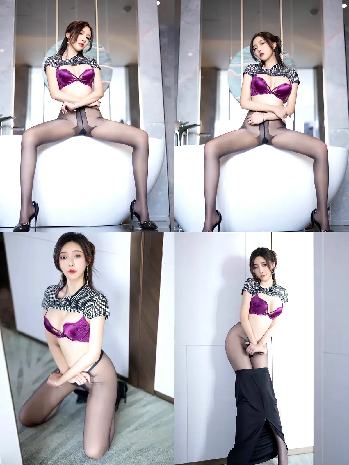 [Xiuren秀人网] – NO.7703 – 王馨瑶yanni-黑丝袜写真