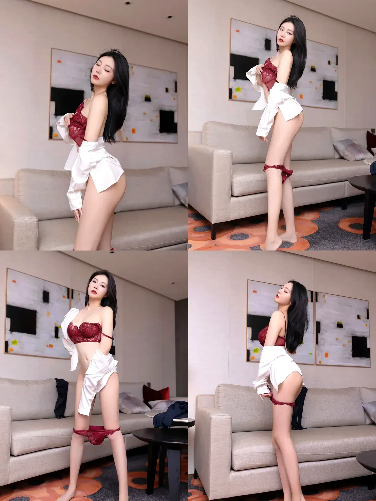 [Xiuren秀人网] – NO.7968 – 安然anran-黑丝袜写真