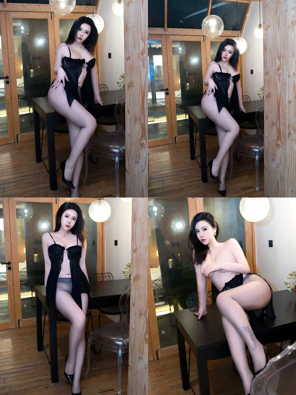 [Xiuren秀人网] – NO.8060 – 伊诺-黑丝袜写真