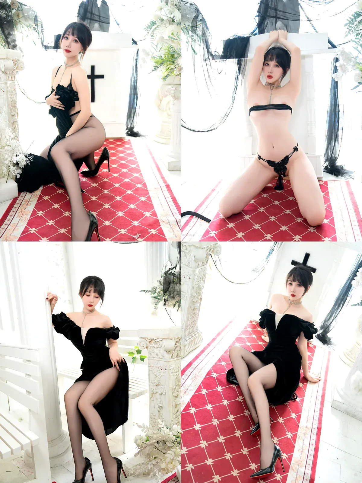 [Xiuren秀人网] – NO.8070 – 波巧酱-黑丝袜写真