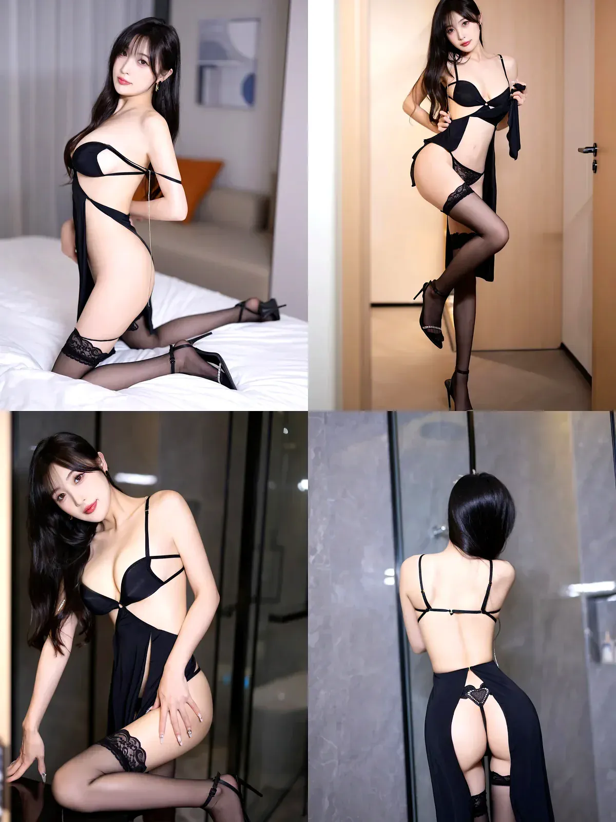 [Xiuren秀人网] – NO.8530 – 林星阑-黑丝袜写真
