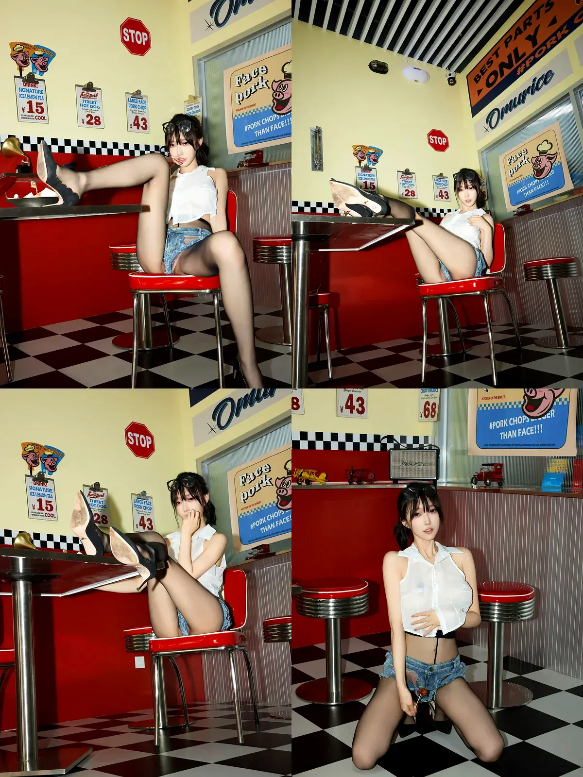 [Xiuren秀人网] – NO.8811 – 玥儿玥er-黑丝袜写真