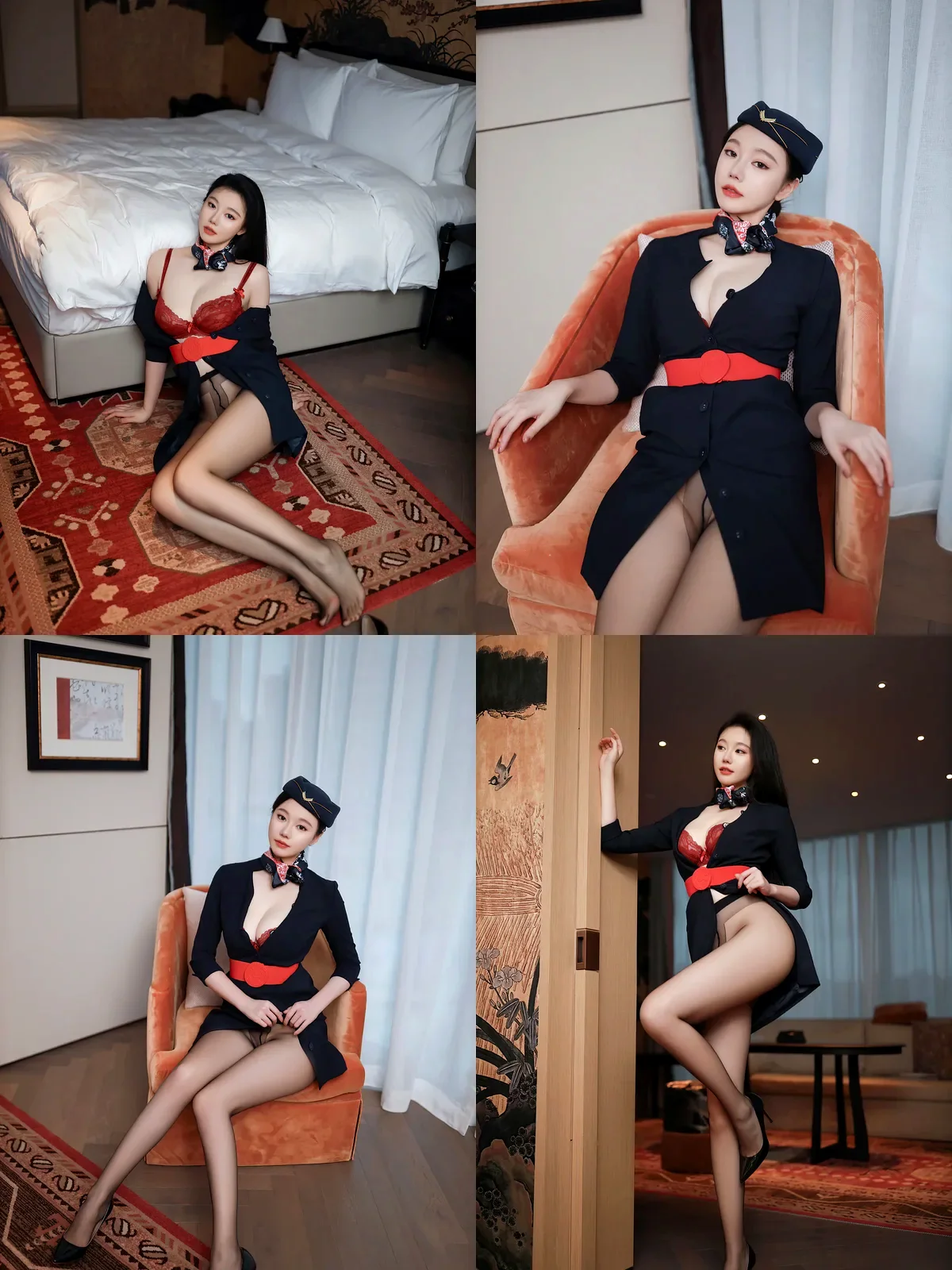 [Xiuren秀人网] – NO.8942 – 安然anran-黑丝袜写真