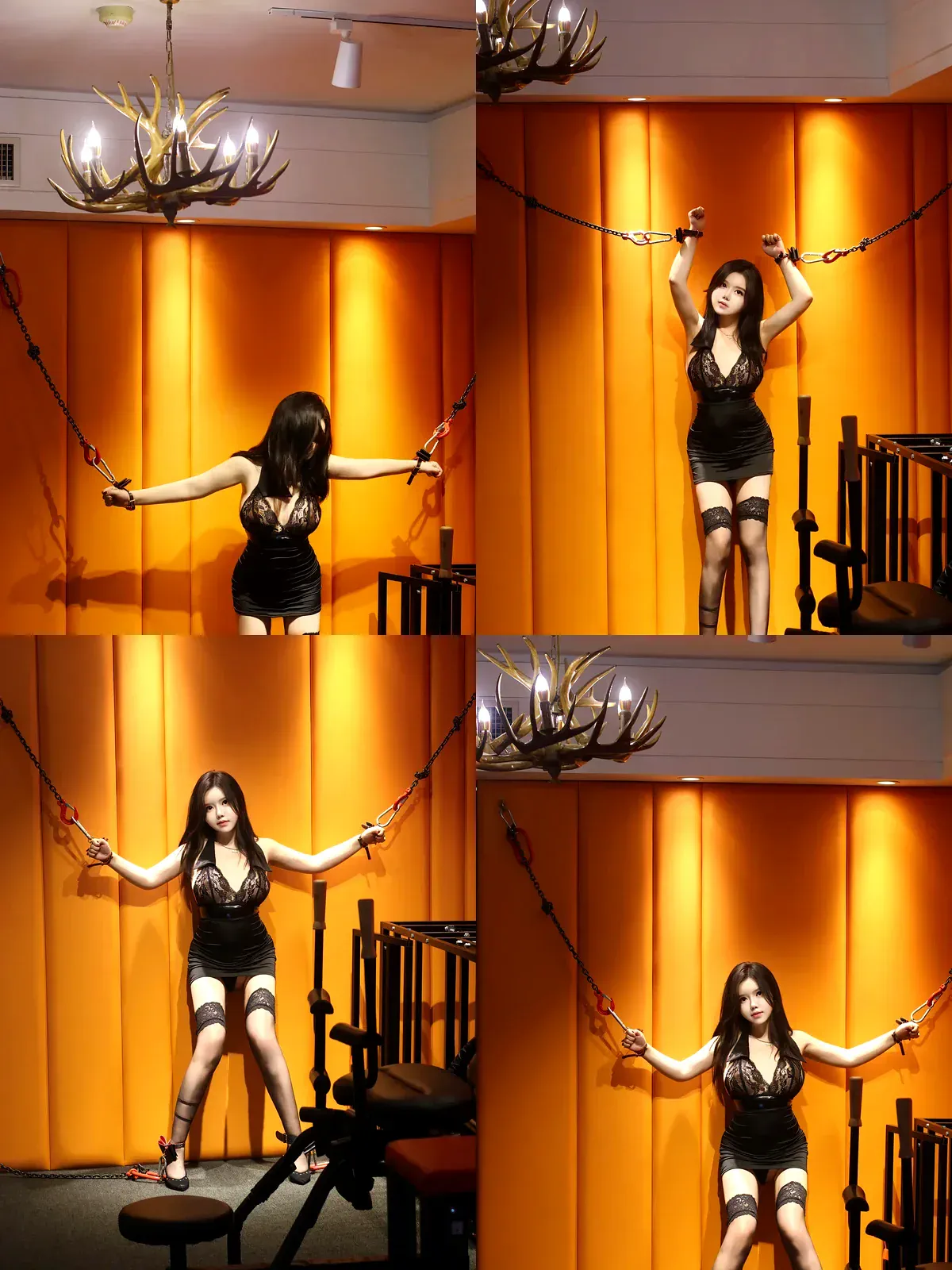[Xiuren秀人网] – NO.8956 – 小薯条nienie-黑丝袜写真