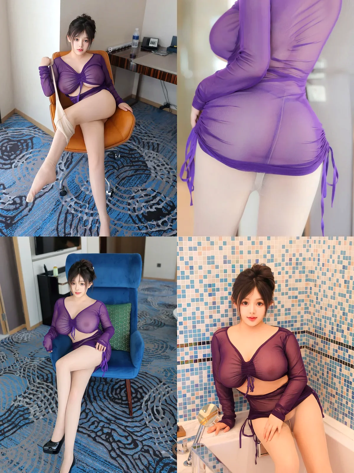 [Xiuren秀人网] - NO.8992 - 娜娜子yy - 黑丝袜写真-黑丝袜写真