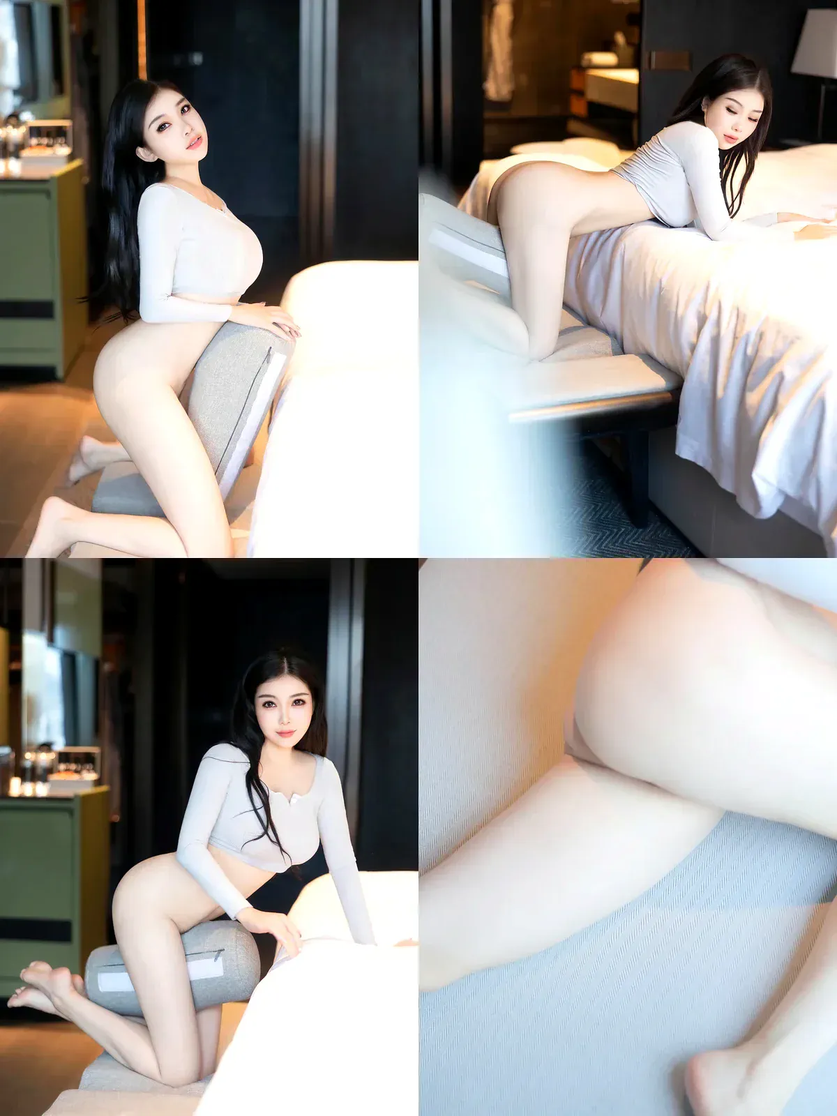 [Xiuren秀人网] – NO.9217 – 白洁Bessie-黑丝袜写真