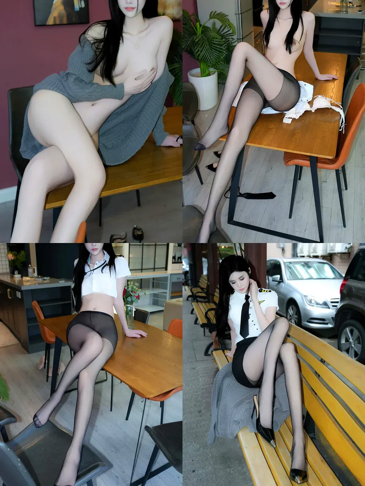 [Xiuren秀人网] – NO.9349 – Erikaki-黑丝袜写真