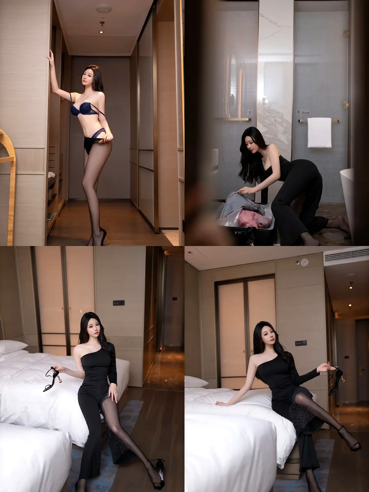 [Xiuren秀人网] – NO.9386 – 小逗逗-黑丝袜写真