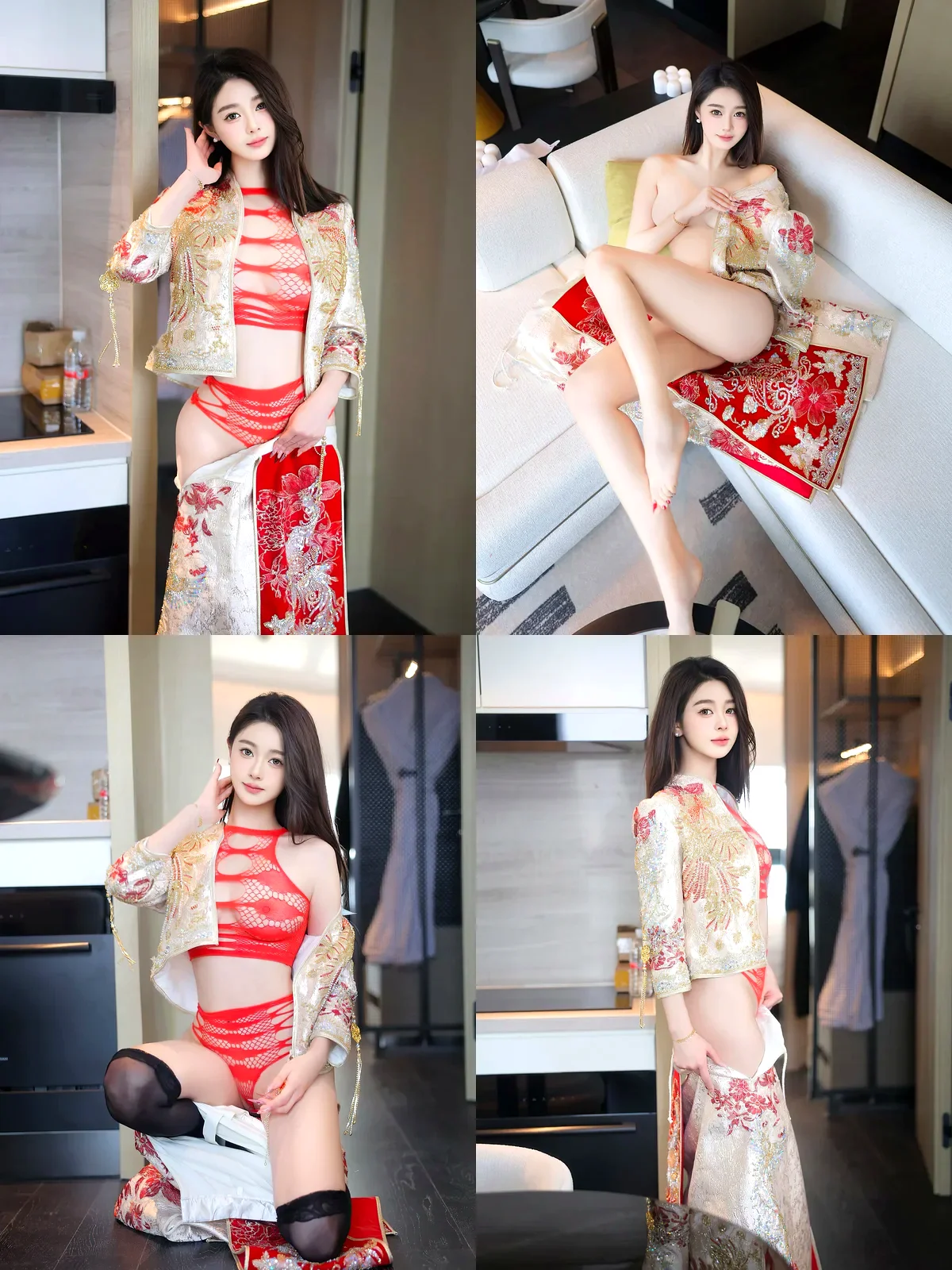 [Xiuren秀人网] – NO.9833 – Candy糖糖-黑丝袜写真