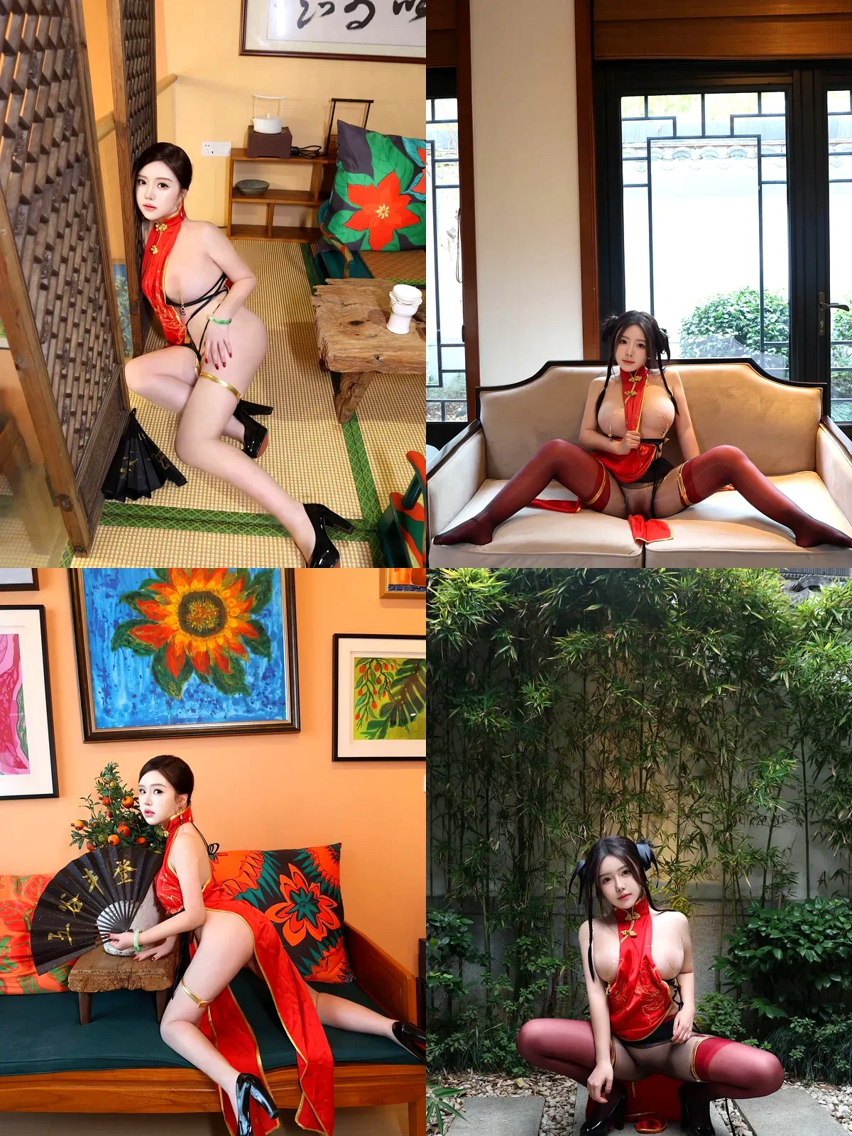 [Xiuren秀人网] – NO.9834 – 小薯条nienie-黑丝袜写真