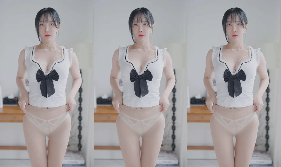 微胖美女诱惑内衣秀写真 [320V]-黑丝袜写真