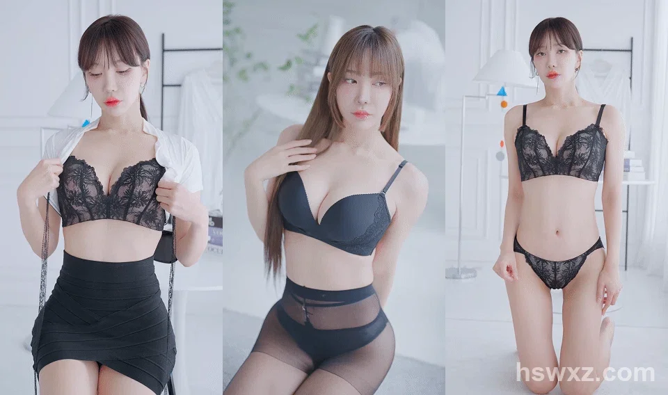 美臀嫩模性感内衣秀视频 [320V]-黑丝袜写真