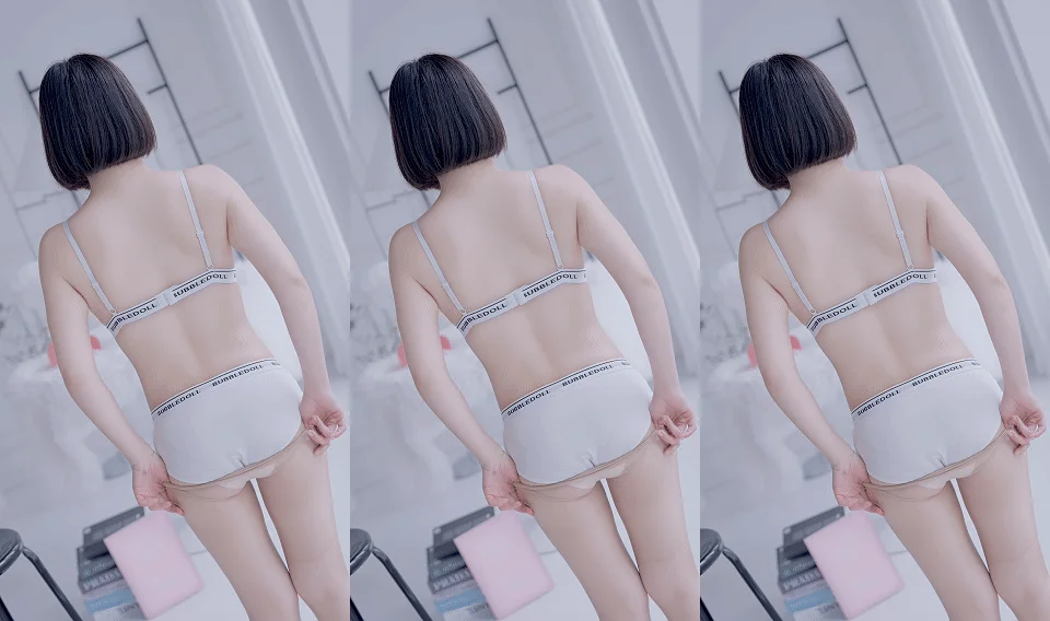 蜜桃臀嫩模美腿内衣秀视频 [150V]-黑丝袜写真