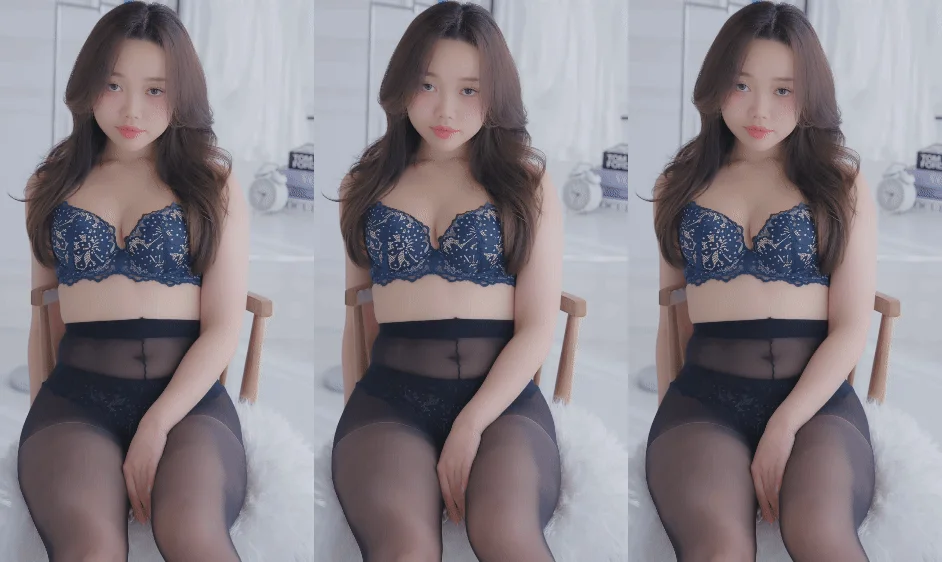 美臀美女翘臀内衣秀写真 [360V]-黑丝袜写真
