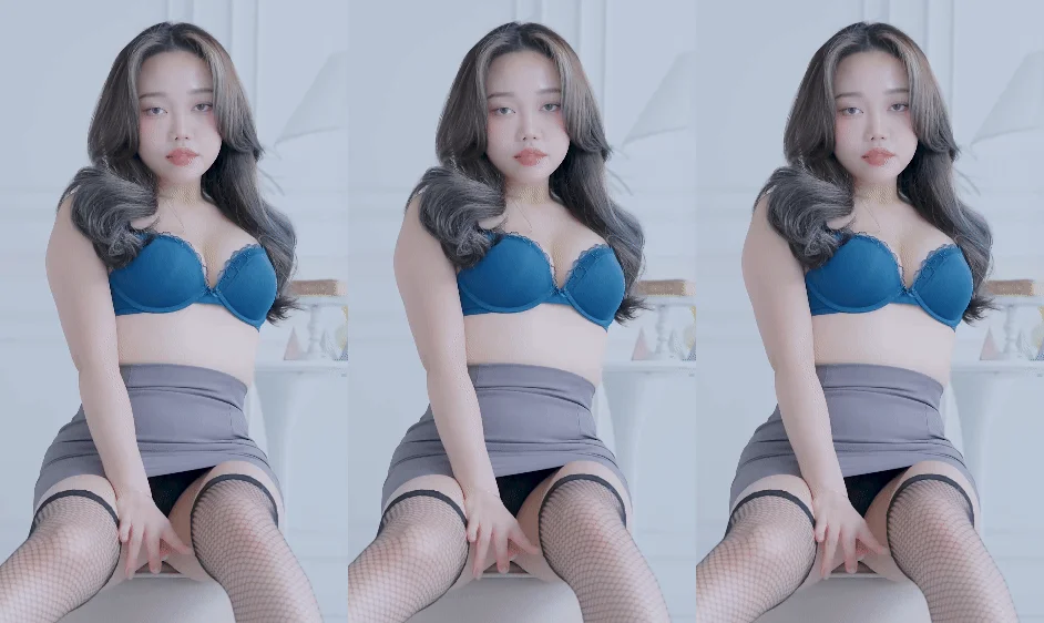 美臀模特制服4K写真视频 [360V]-黑丝袜写真