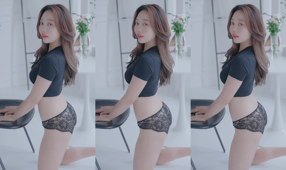 蜜桃臀女神制服内衣秀写真 [360V]-黑丝袜写真