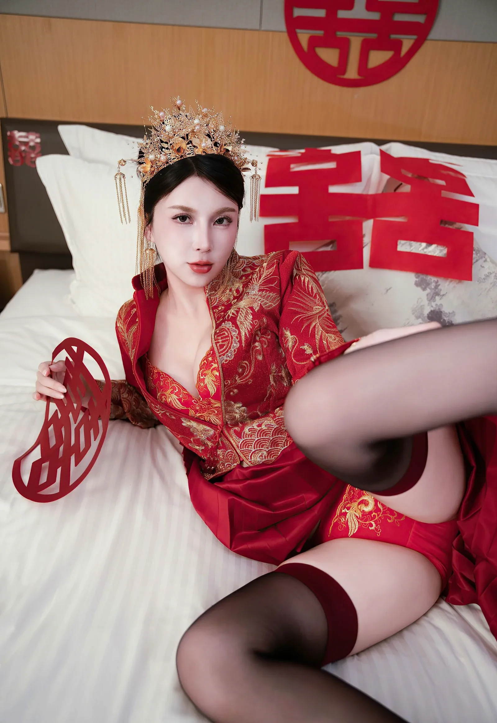 秀人网模特小蛮妖Yummy(NO.10865) 私房反差精选集 [67P]-黑丝袜写真